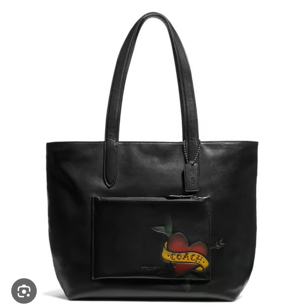 SOLD** Coach Metropolitan Soft Tote 25978 Black Leather NWT - Picture 3 of 12